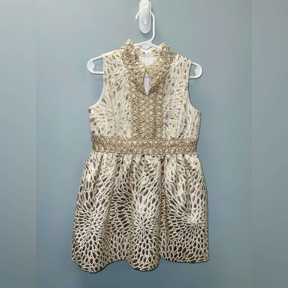 Lilly Pulitzer Abrianna Gold Dress